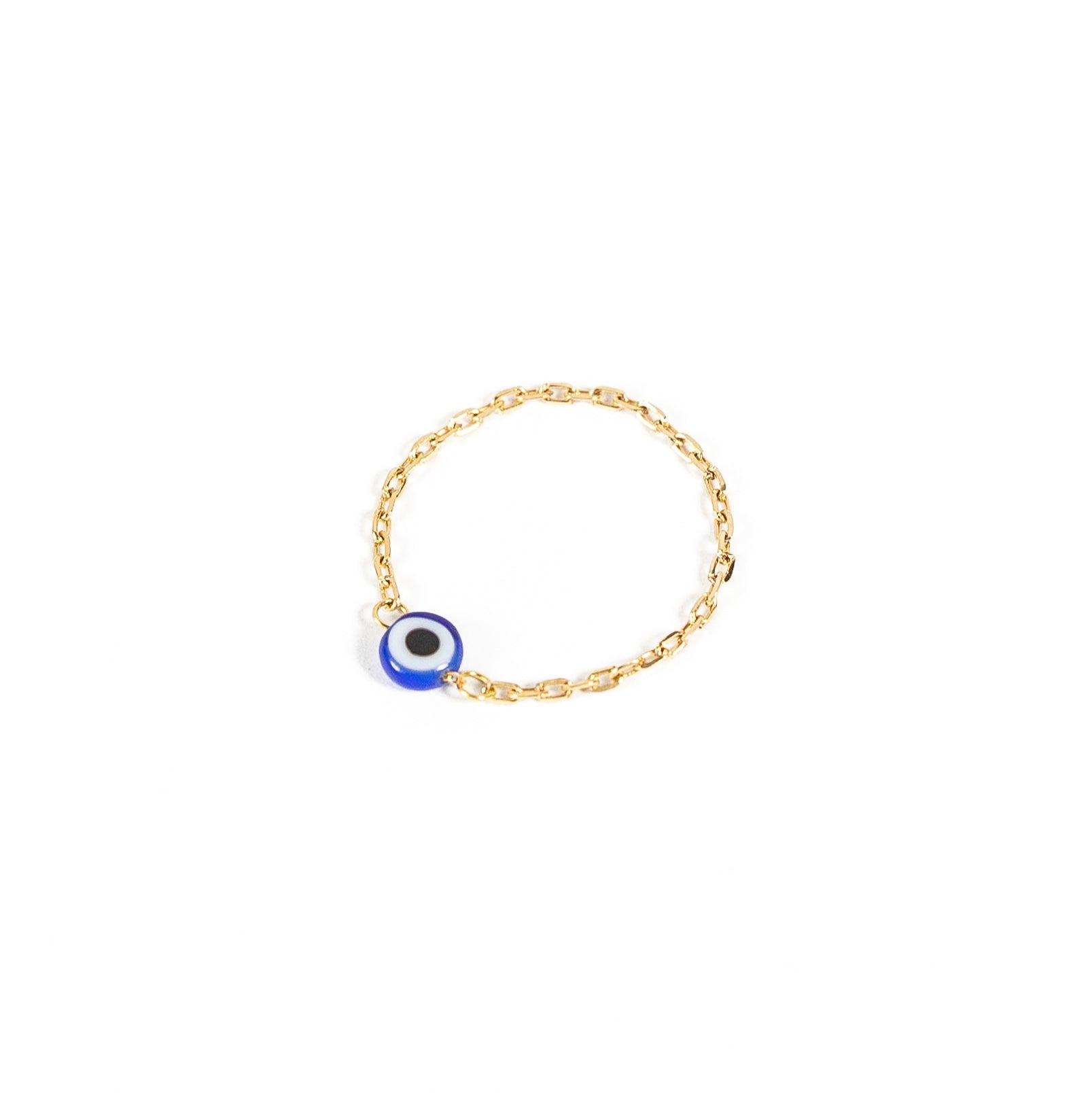Evil Eye Chain Ring