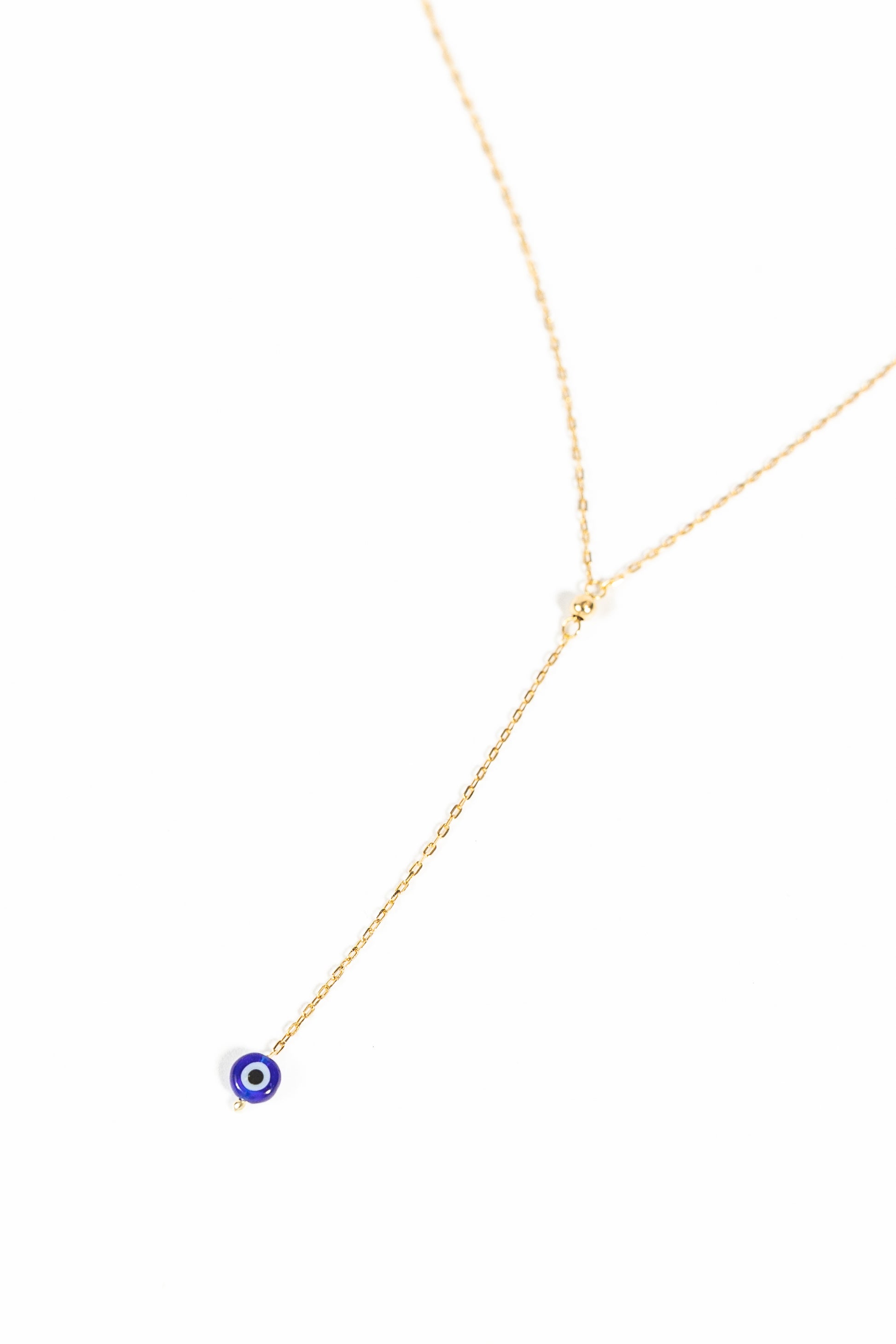 Evil Eye Lariat Necklace