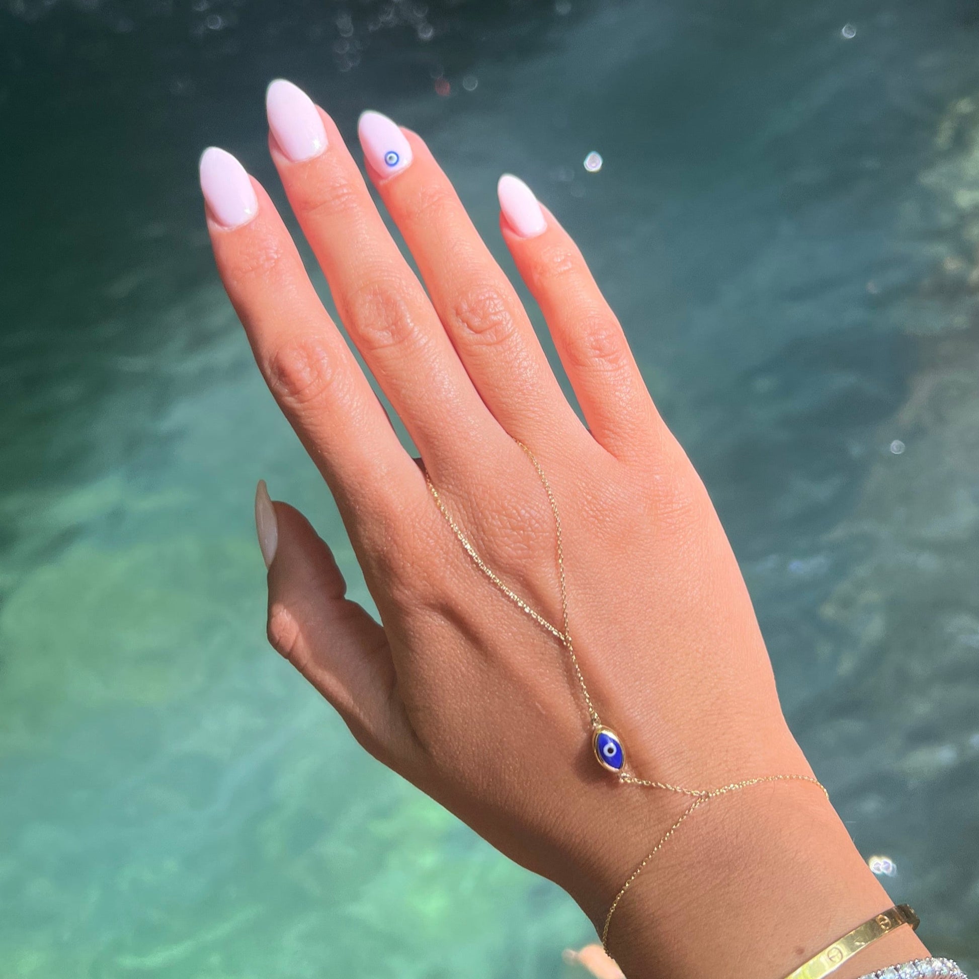 Evil Eye Hand Chain