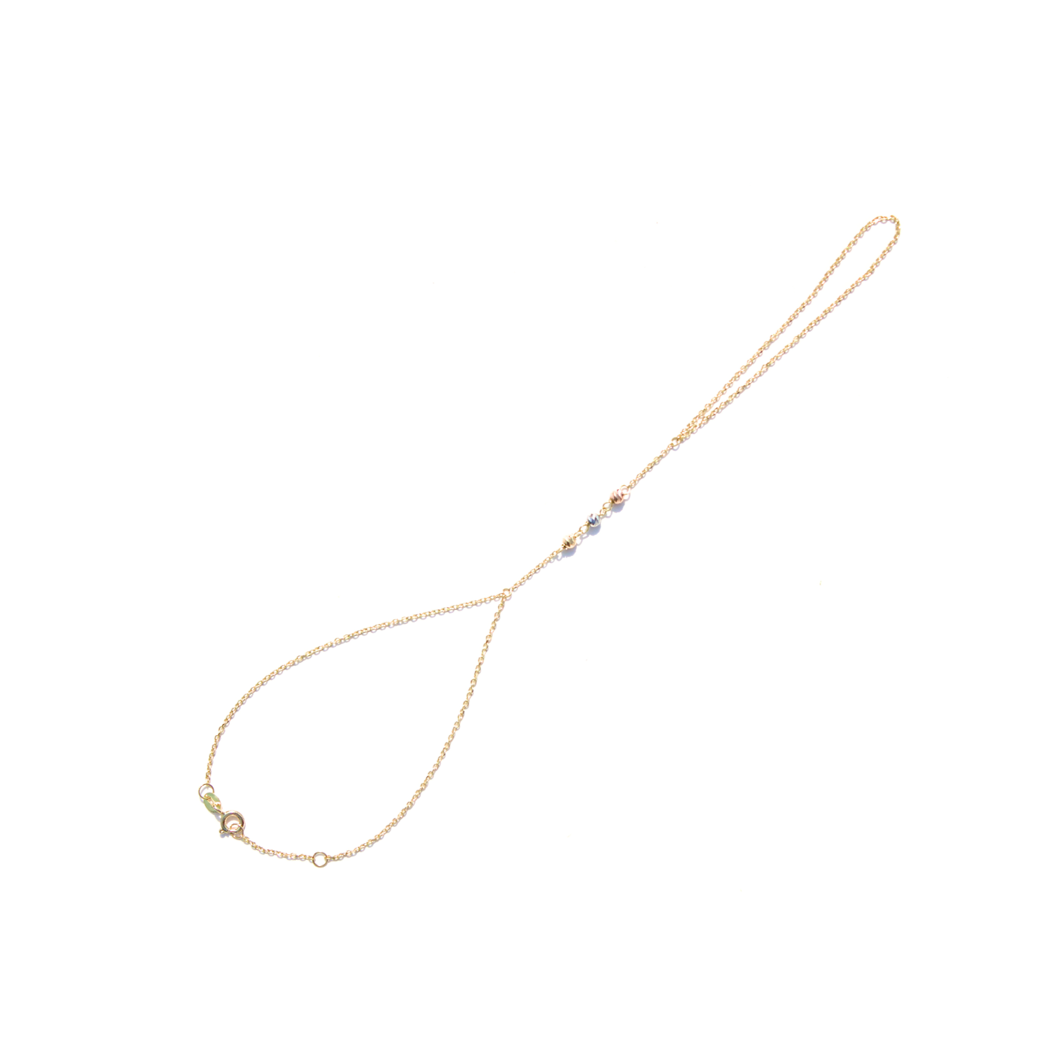 Gold Bead Hand Chain